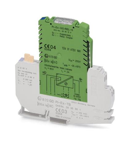 PI-EX-DO/REL-S SIGNAL ISOLATOR, 1-CH, DIN RAIL, 30VDC PHOENIX CONTACT
