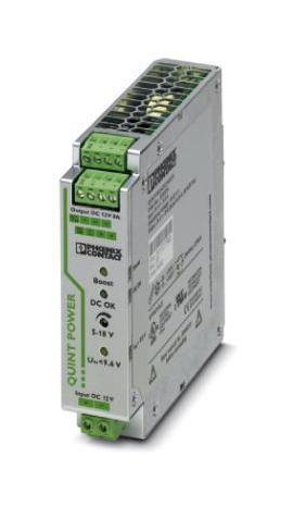 QUINT-PS/12DC/12DC/8 DC/DC CNVTR, F/ADJ, 1O/P, 12V, 8A, 96W PHOENIX CONTACT