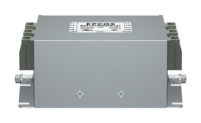 B84143A0035R107 POWER LINE FILTER, 3 PHASE, 35A, TB EPCOS