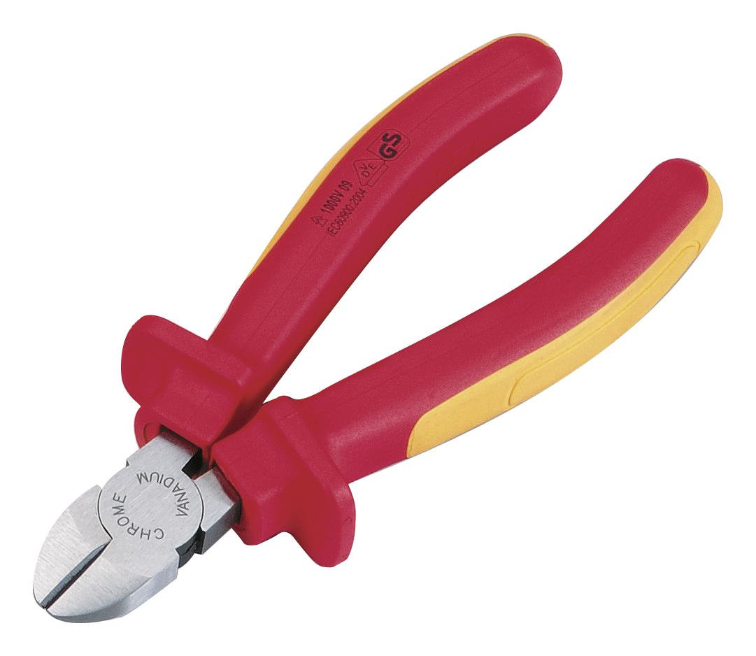 MP002063 PLIER, VDE, DIAGONAL CUT, 7", CRV STEEL MULTICOMP PRO