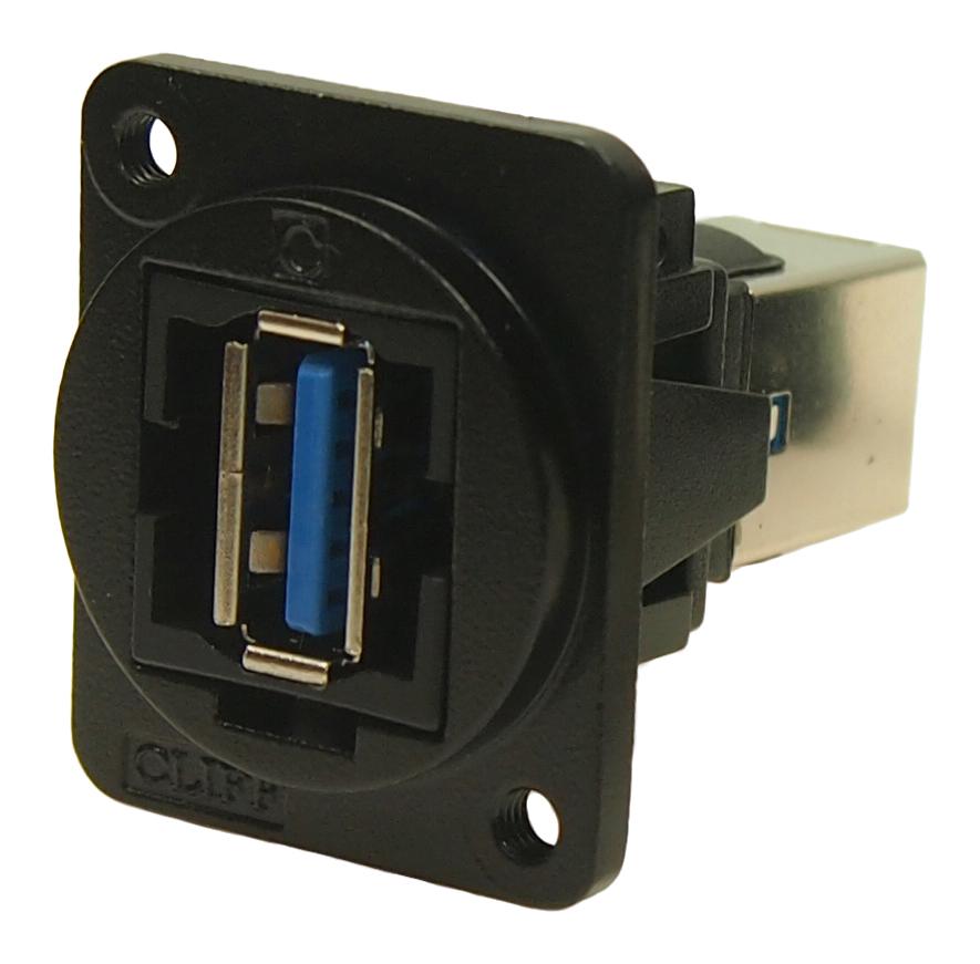CP30210NM3B USB ADAPTER, 3.0 TYPE A RCPT-TYPE B RCPT CLIFF ELECTRONIC COMPONENTS