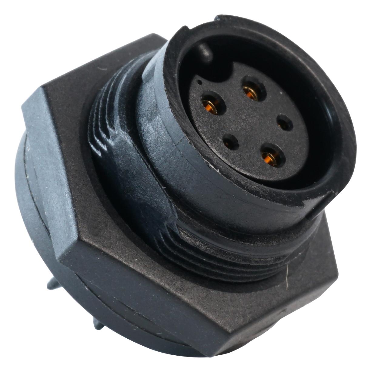 MP002506 CIRCULAR CONNECTOR, 5POS, RCPT, SOLDER MULTICOMP PRO