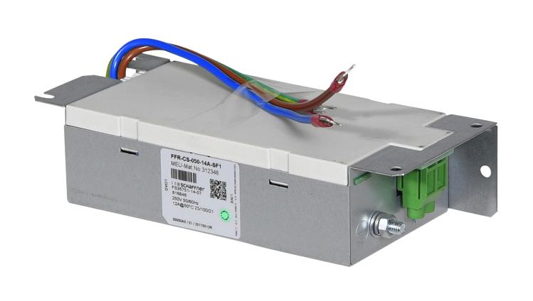 FFR-CS-050-14A-SF1 RFI FILTER, FREQUENCY INVERTER, 14A MITSUBISHI