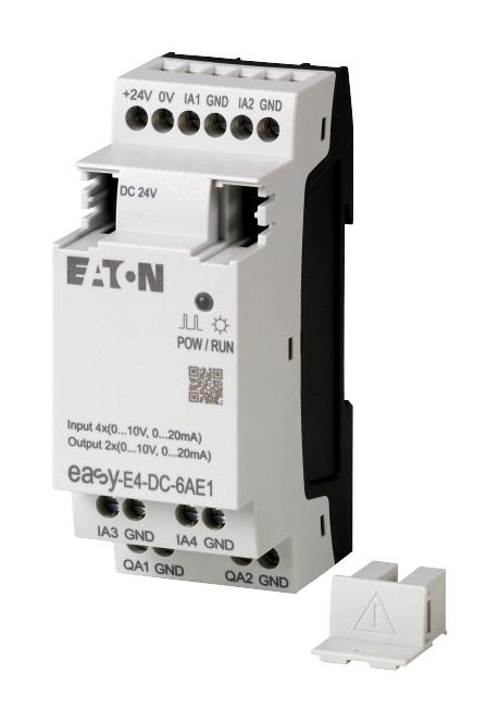 EASY-E4-DC-6AE1 ANALOG INPUT/OUTPUT MODULE, 4 I/P, 2 O/P EATON MOELLER
