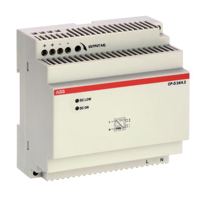 1SVR427045R0400 POWER SUPPLY, AC-DC, 1 O/P, 24V, 4.2A ABB