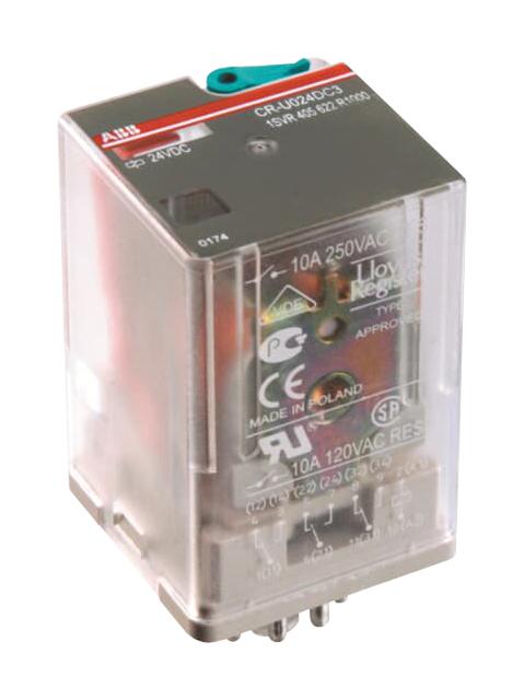 1SVR405621R1100 POWER RELAY, DPDT, 10A, 250V, SOCKET ABB