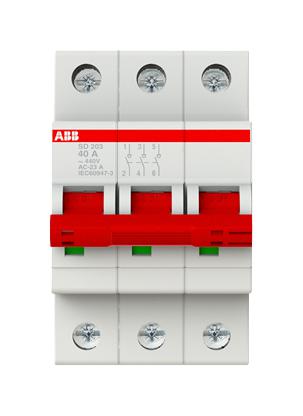 2CDD283101R0040 SD203/40 SWITCH DISCONNECTOR ABB