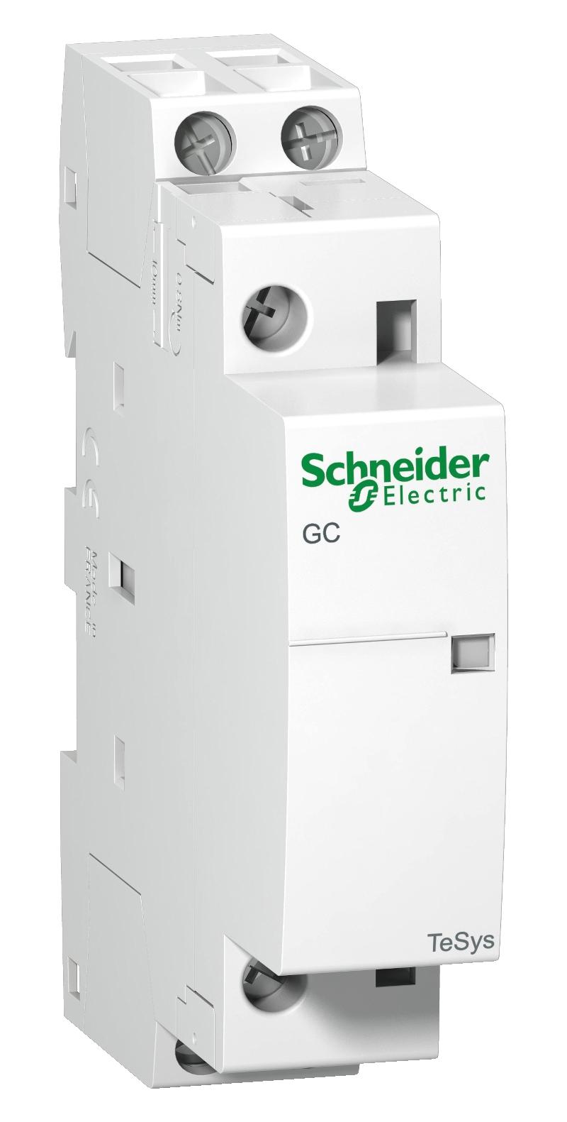 GC2520B5 CONTACTOR, DPST-NO, 24VAC, DIN RAIL SCHNEIDER ELECTRIC