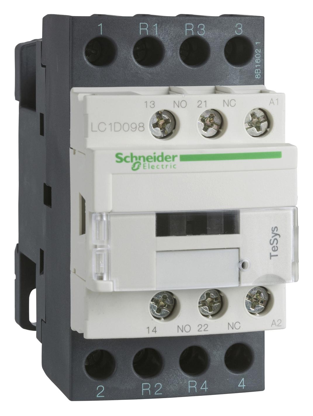 LC1D258U7 CONTACTOR, DPST-NO/NC, 240VAC, DIN RAIL SCHNEIDER ELECTRIC