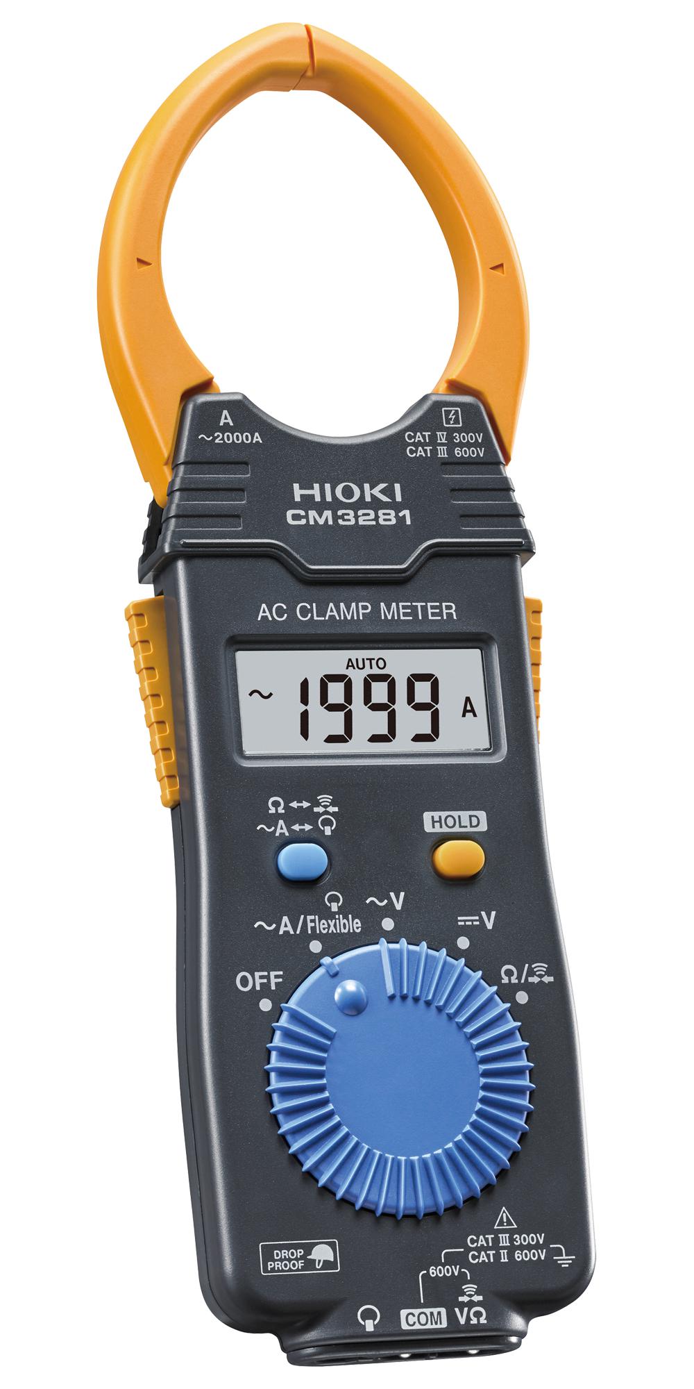 CM3281 CLAMP METER, MEAN VALUE, 2KA, 600V HIOKI