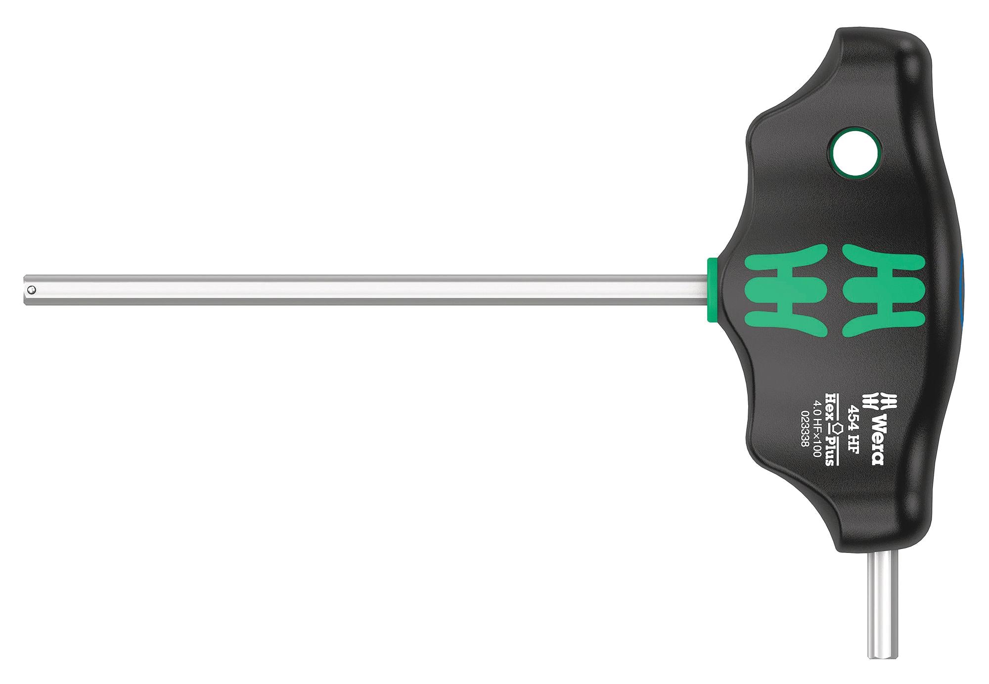 454 HEX-PLUS HF 4 X 100 MM HF T-HANDLE HEX SCREWDRIVER, 4MM, 138MM WERA