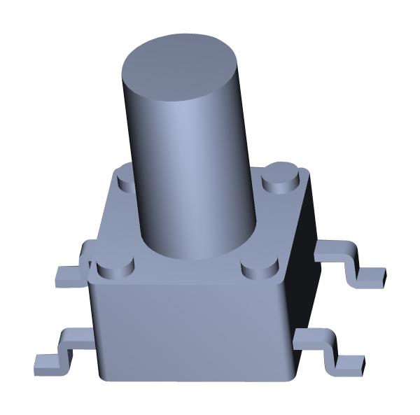 2-1977223-4 TACTILE SWITCH, 0.05A, 24VDC, 160GF, SMD ALCOSWITCH - TE CONNECTIVITY