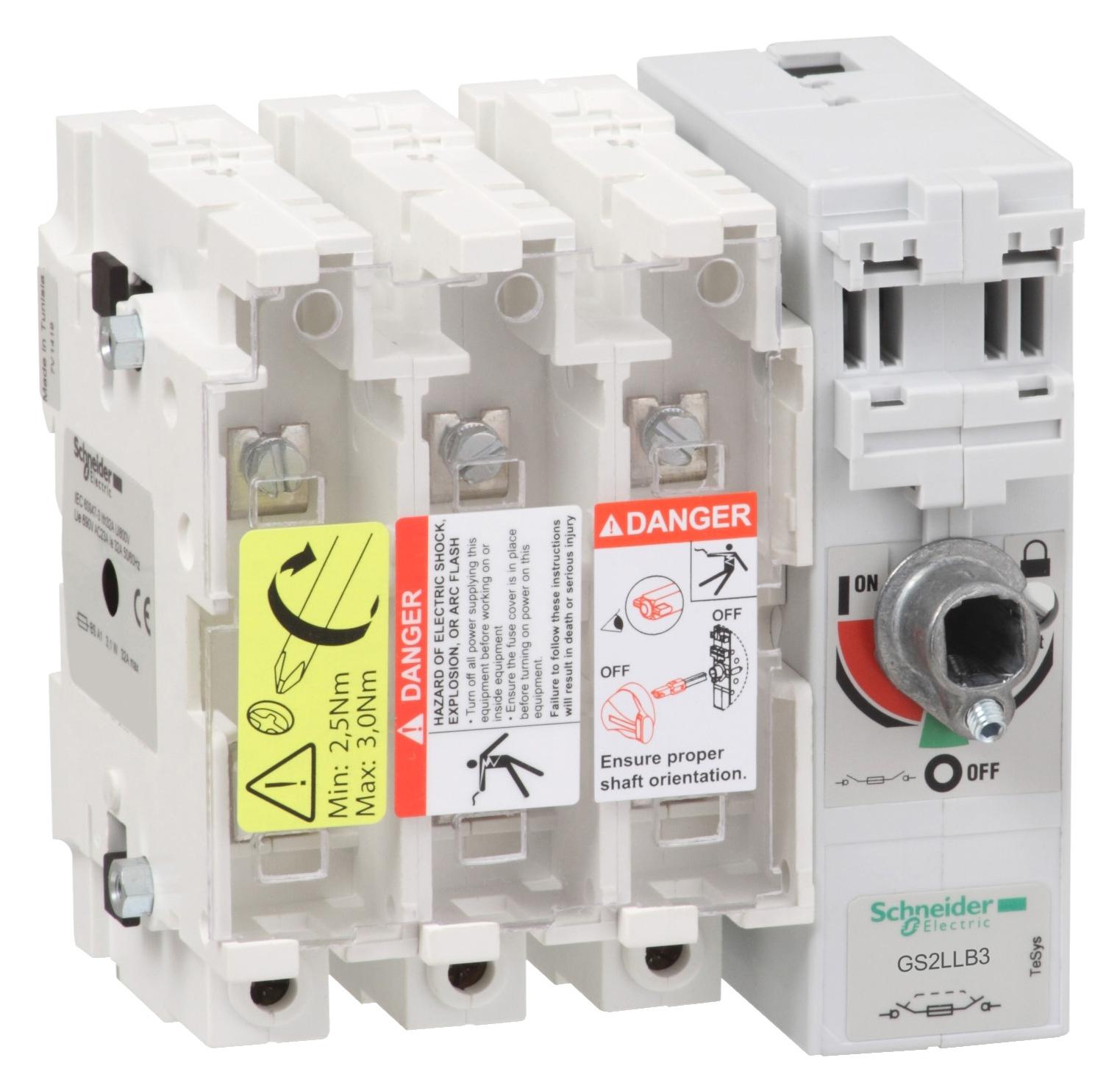 GS2LLB3 FUSE DISCONNECT SW. 3X 160A A4 SCHNEIDER ELECTRIC
