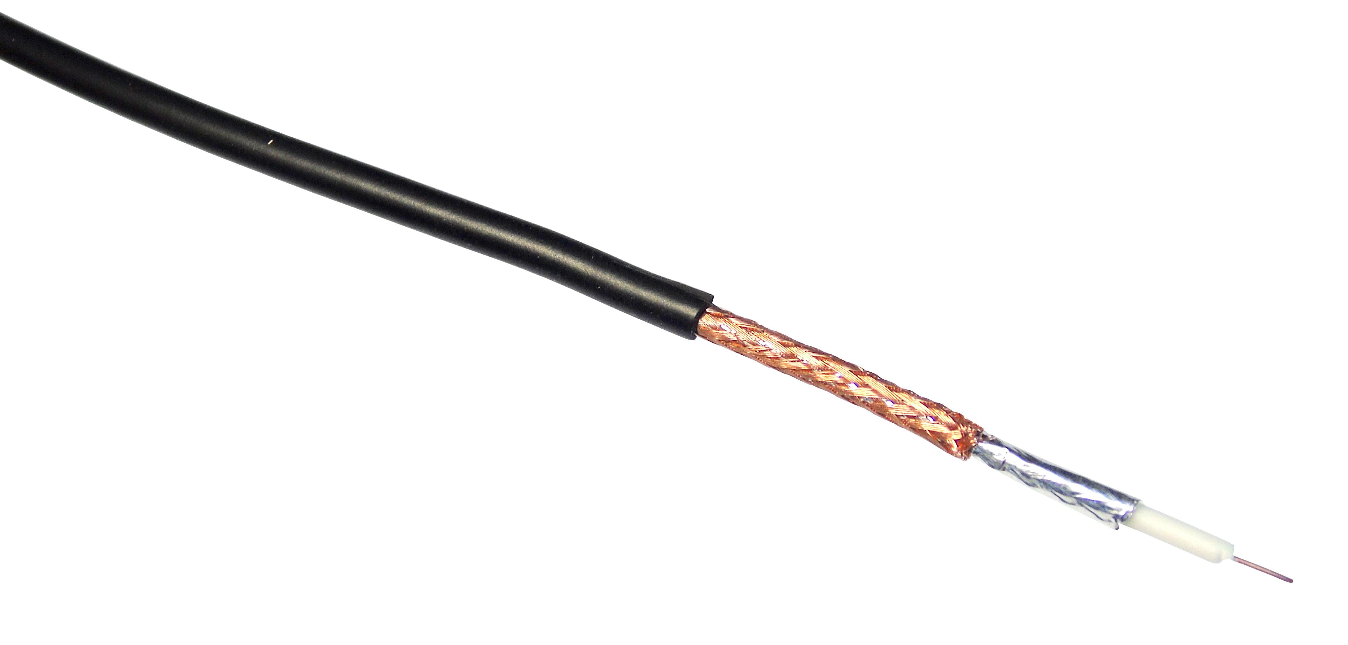 MINI RG59 COAXIAL CABLE, MINI RG59, 75 OHM, 100M MULTICOMP PRO