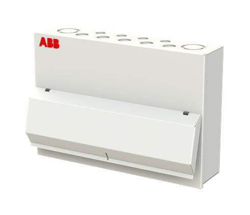 1SKB106142C2001 CONSUMER UNIT, 6 MODULE, STEEL, GREY ABB