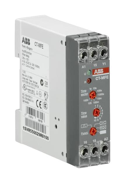 1SVR550029R8100 CT-MFE MULTIFUCTION TIMER 1C/O ABB