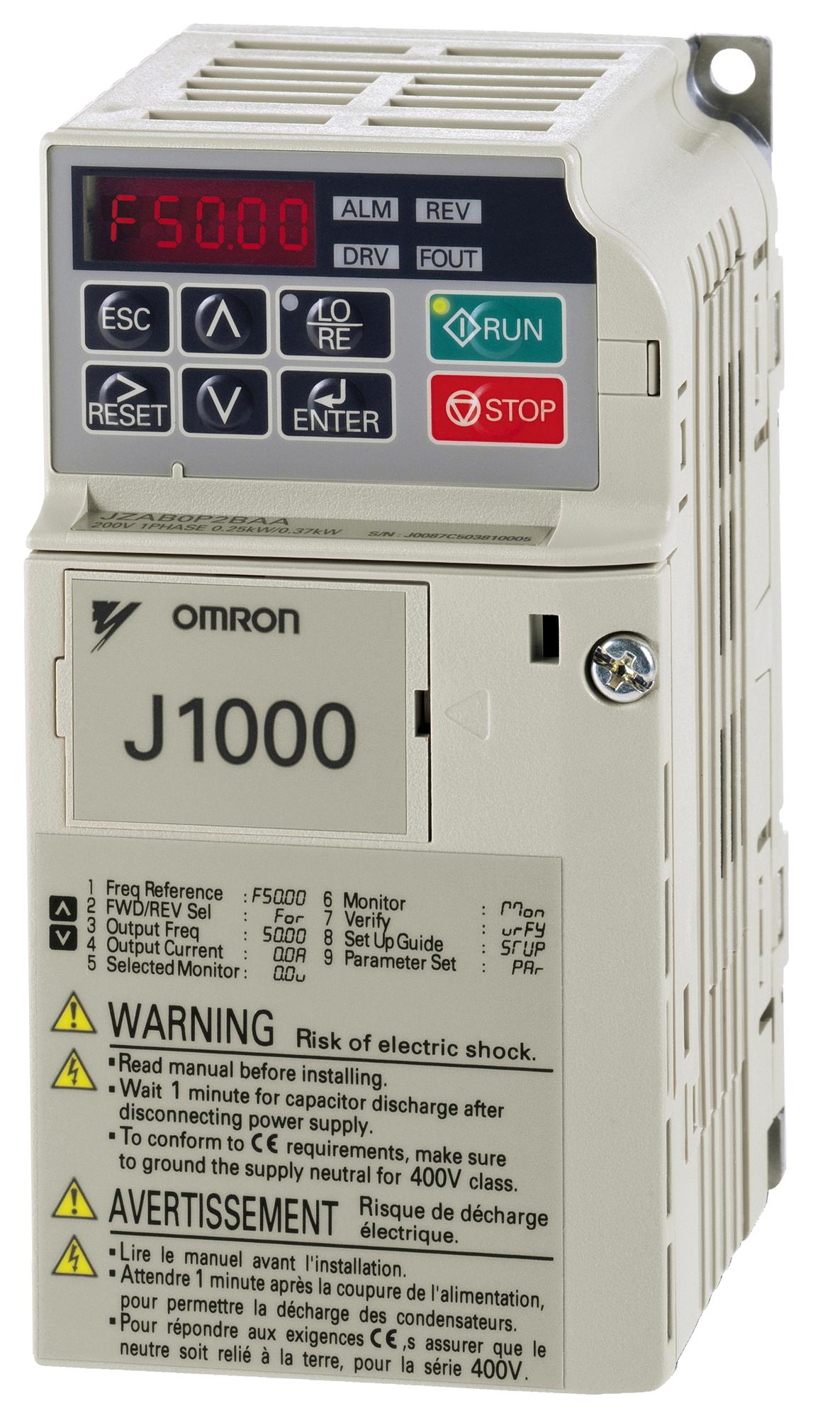 JZAB0P4BAA AC MOTOR SPEED CONTROLLERS OMRON