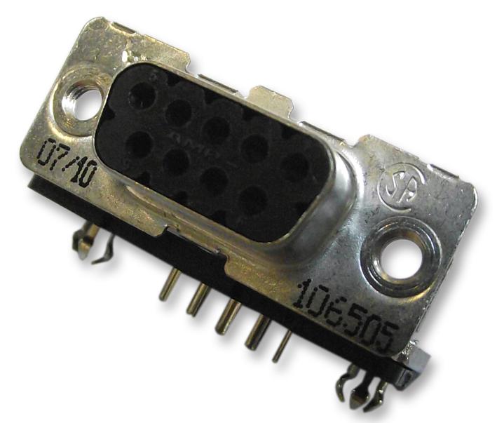 5-106505-2 D SUB CONNECTOR, RECEPTACLE, 9POS AMP - TE CONNECTIVITY