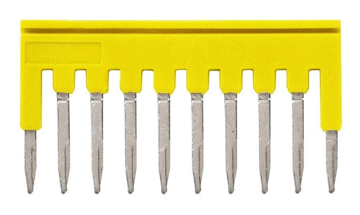 XW5S-P1.5-10YL SHORT BAR, 10POLE, 3.5MM, YELLOW OMRON