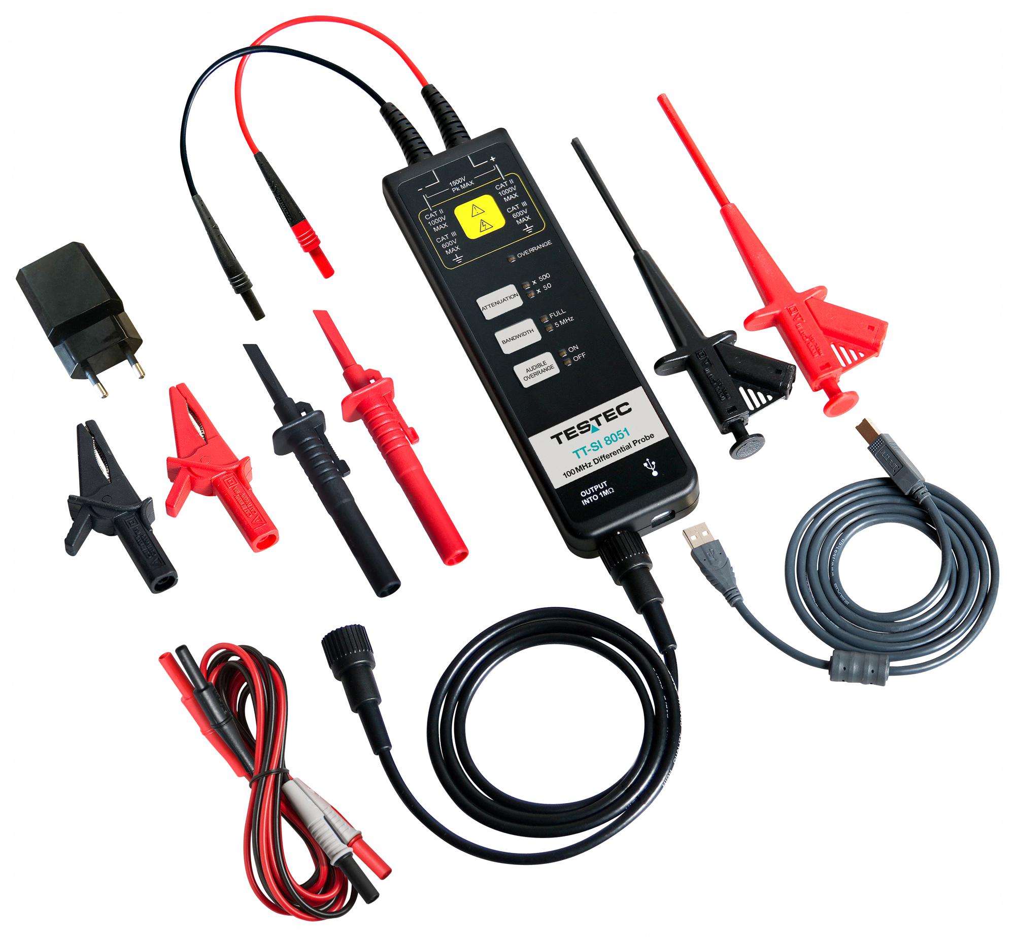 TT-SI 8051 ACTIVE DIFFERENTIAL PROBE, 100MHZ, OSC TESTEC