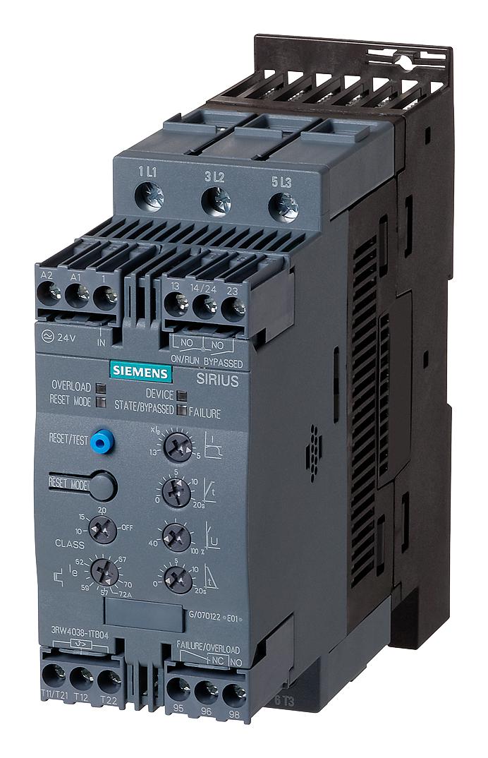 3RW4038-1TB04 MOTOR STARTER CONTROLLER SIEMENS