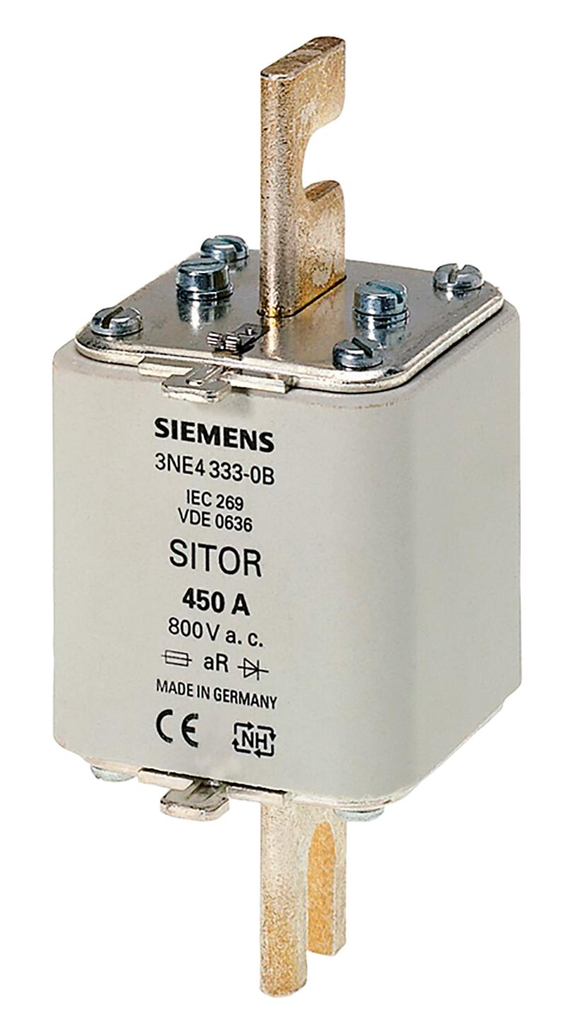 3NE4333-3 HRC FUSE, 450A, 750VAC, BLADE TAG SIEMENS
