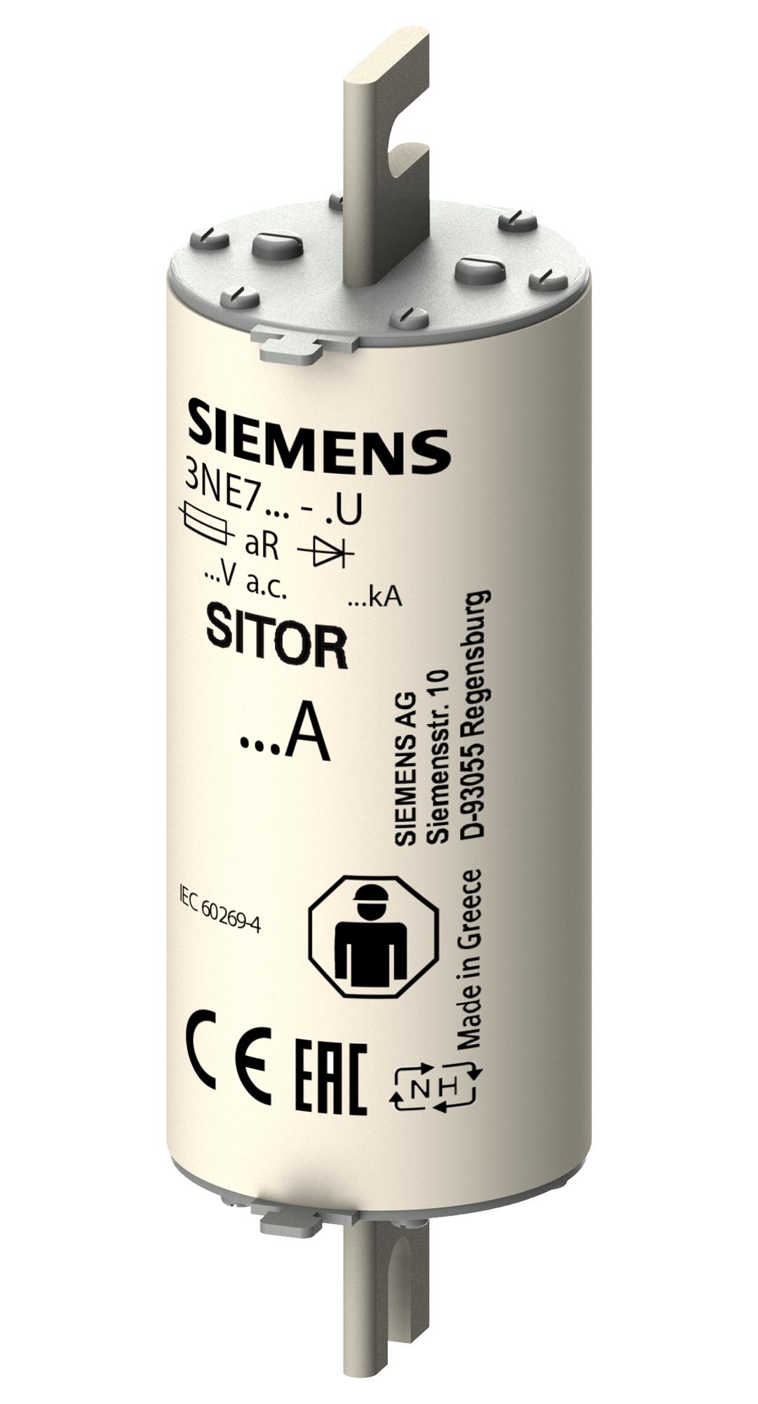3NE7633-1U HRC FUSE, 450A, 2KVAC, 440VDC, BLADE TAG SIEMENS