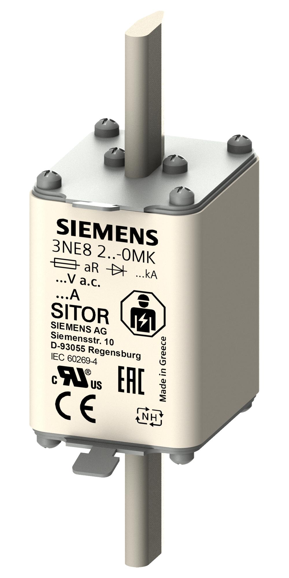 3NE8331-0MK HRC FUSE, 350A, 690VAC, 440VDC, BLADE SIEMENS