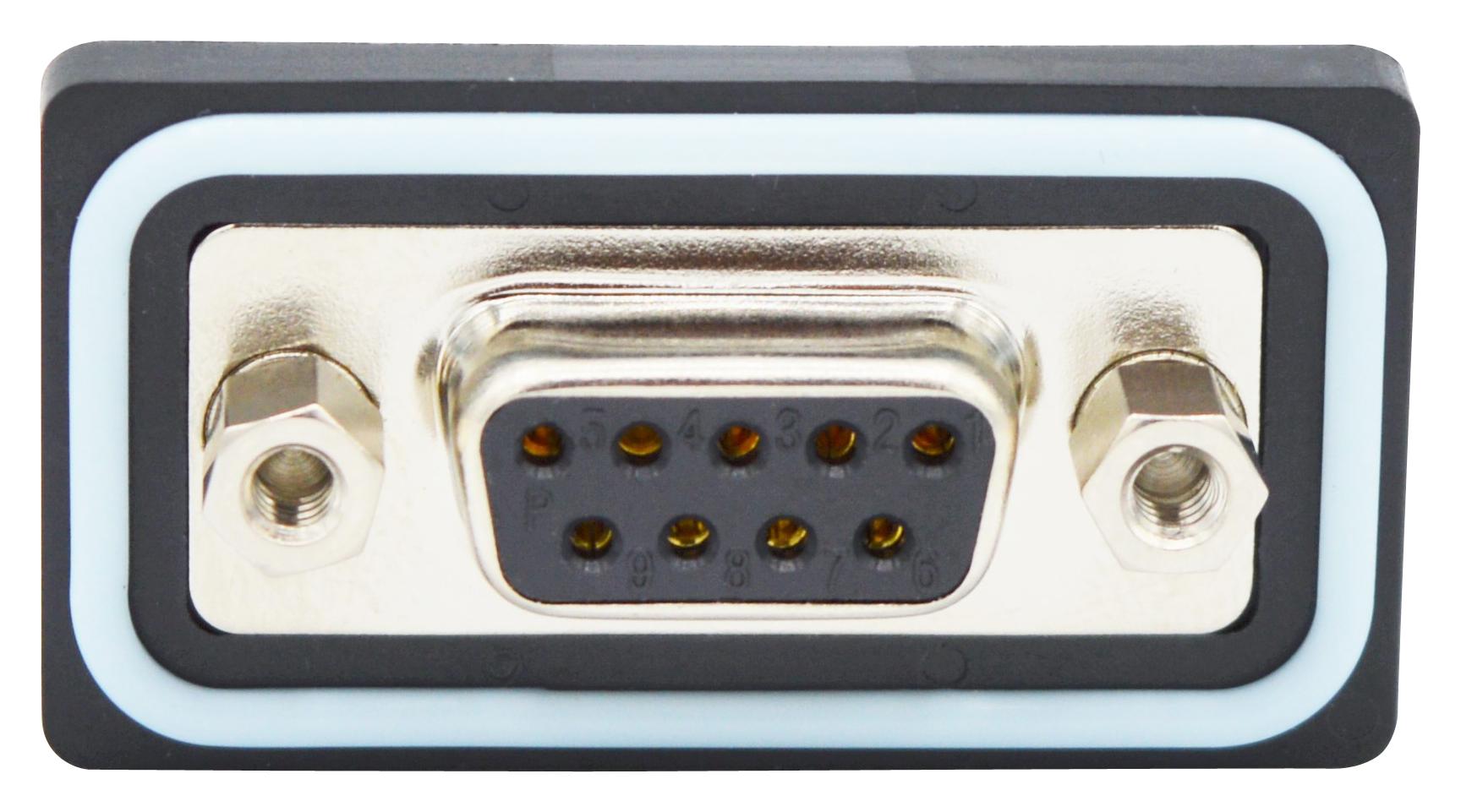 SDF-R09-213L462 D SUB CONN, R/A RCPT, DE, 9POS, SOLDER NORCOMP