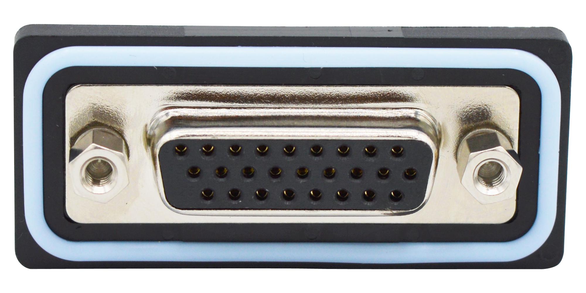 HDF-S15-203L012 HD-D SUB CONN, RCPT, DE, 15POS NORCOMP