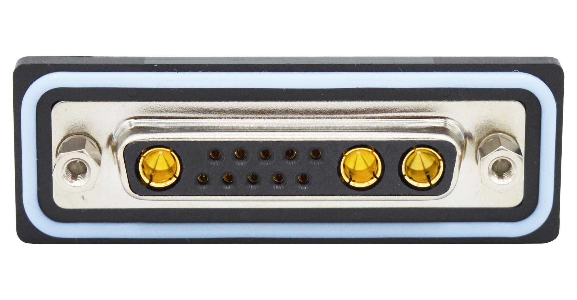 CDFS13W3203L211 COMBO D-SUB CONN, RCPT, DB-13W3, PANEL NORCOMP