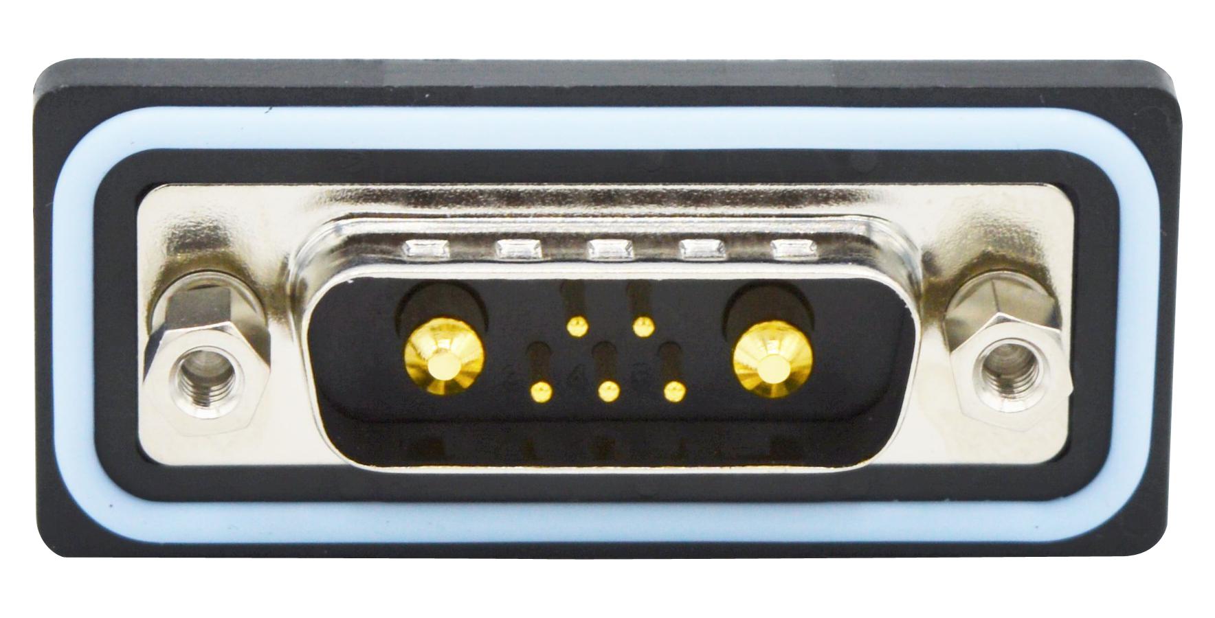 CDFS7W2103L411 COMBO D-SUB CONN, PLUG, DA-7W2, PANEL NORCOMP