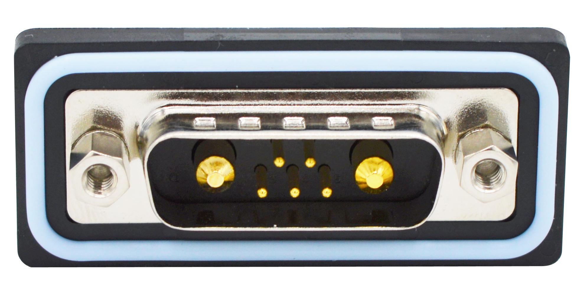 CDFR7W2113L462 COMBO D-SUB CONN, R/A PLUG, DA-7W2 NORCOMP