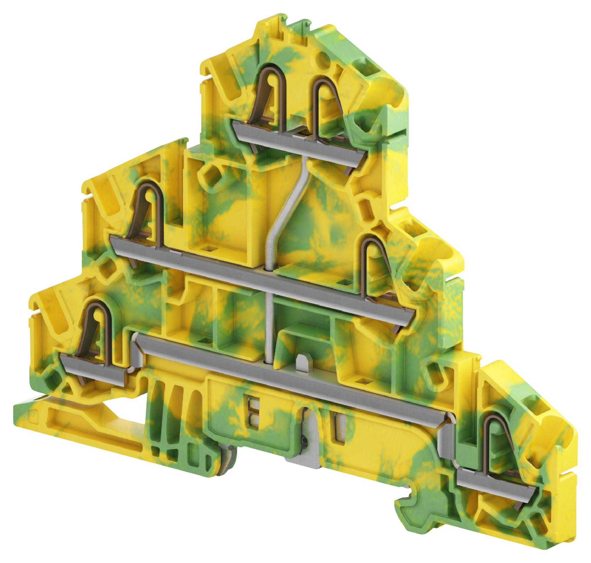 1SNK705550R0000 TERMINAL BLOCK, DIN RAIL, 6POS, 2.5MM2 ENTRELEC - TE CONNECTIVITY