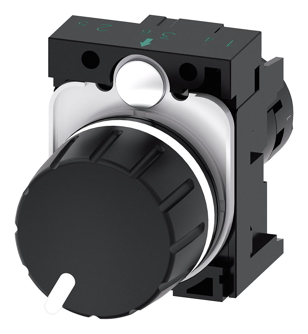 3SU1200-2PU10-1AA0 POTENTIOMETER, ROTARY, 1 GANG, 100KOHM SIEMENS