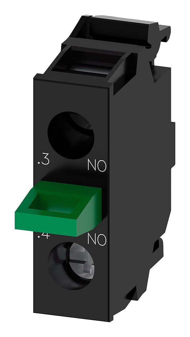 3SU1400-2AA10-1LA0 SW CONTACT BLOCK, 1P, 10A, 110VAC, SCREW SIEMENS