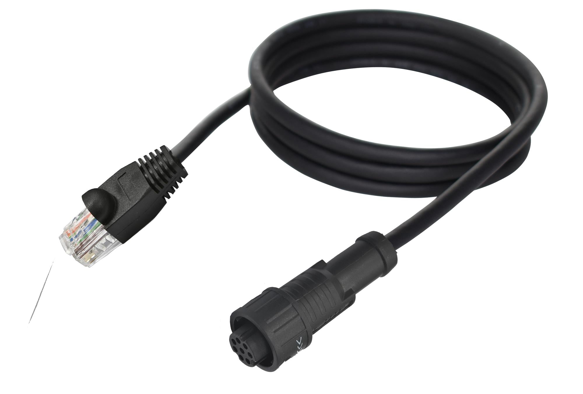 AB-AU08FL-UPBML-QH001 CABLE ASSY, 8P CIR RCPT-RJ45 PLUG, 3.3FT AMPHENOL LTW