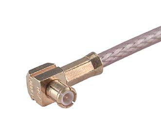 16_MCX-50-2-14/111_NE RF COAX CONN, MCX PLUG, 50 OHM, CABLE HUBER+SUHNER