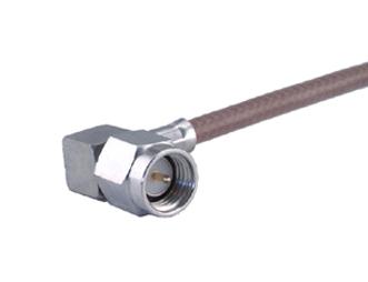 16_SMA-50-2-112/133_NE RF COAX CONN, SMA R/A PLUG, 50 OHM/CABLE HUBER+SUHNER