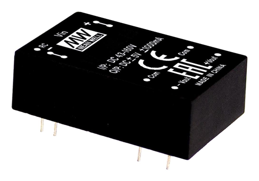 RDDW10H-15 DC-DC CONVERTER, 2 O/P, 10W MEAN WELL