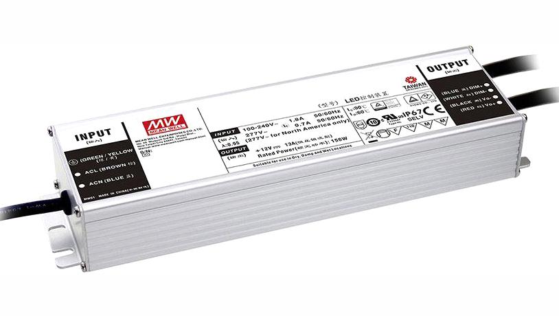 HLG-185H-42AB LED DRIVER, CONST CURRENT/VOLT, 184.8W MEAN WELL