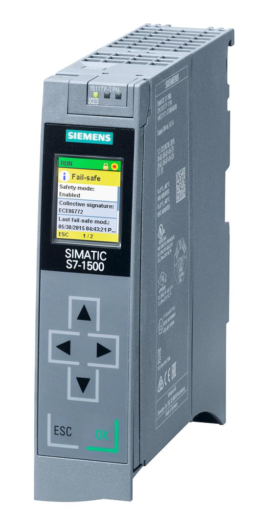 6ES7511-1UK01-0AB0 PLC PROGRAMMER, 2 X RJ45 INTERFACE, 24V SIEMENS