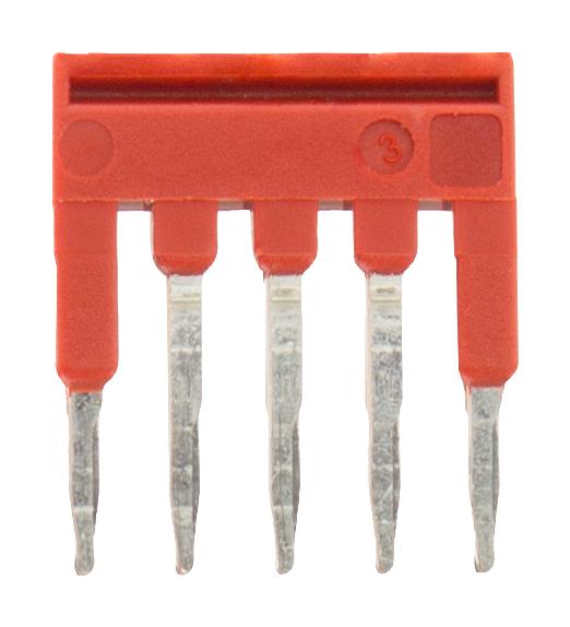 8WH9020-6JE02 JUMPER, TERMINAL BLOCK, 4WAY, 3.5MM, RED SIEMENS