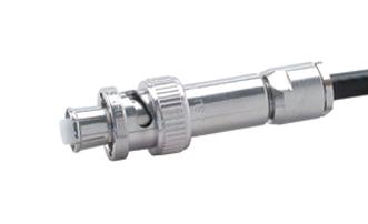 11_SHV-50-4-10/133_NE RF COAX CONN, SHV PLUG, 50 OHM, CABLE HUBER+SUHNER