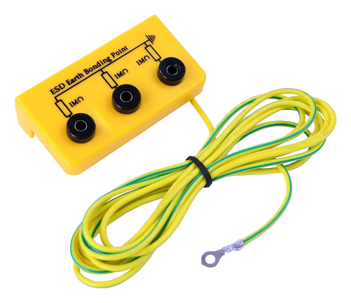 MP004346 EARTH BONDING BRACKET, 4MM BANANA MULTICOMP PRO