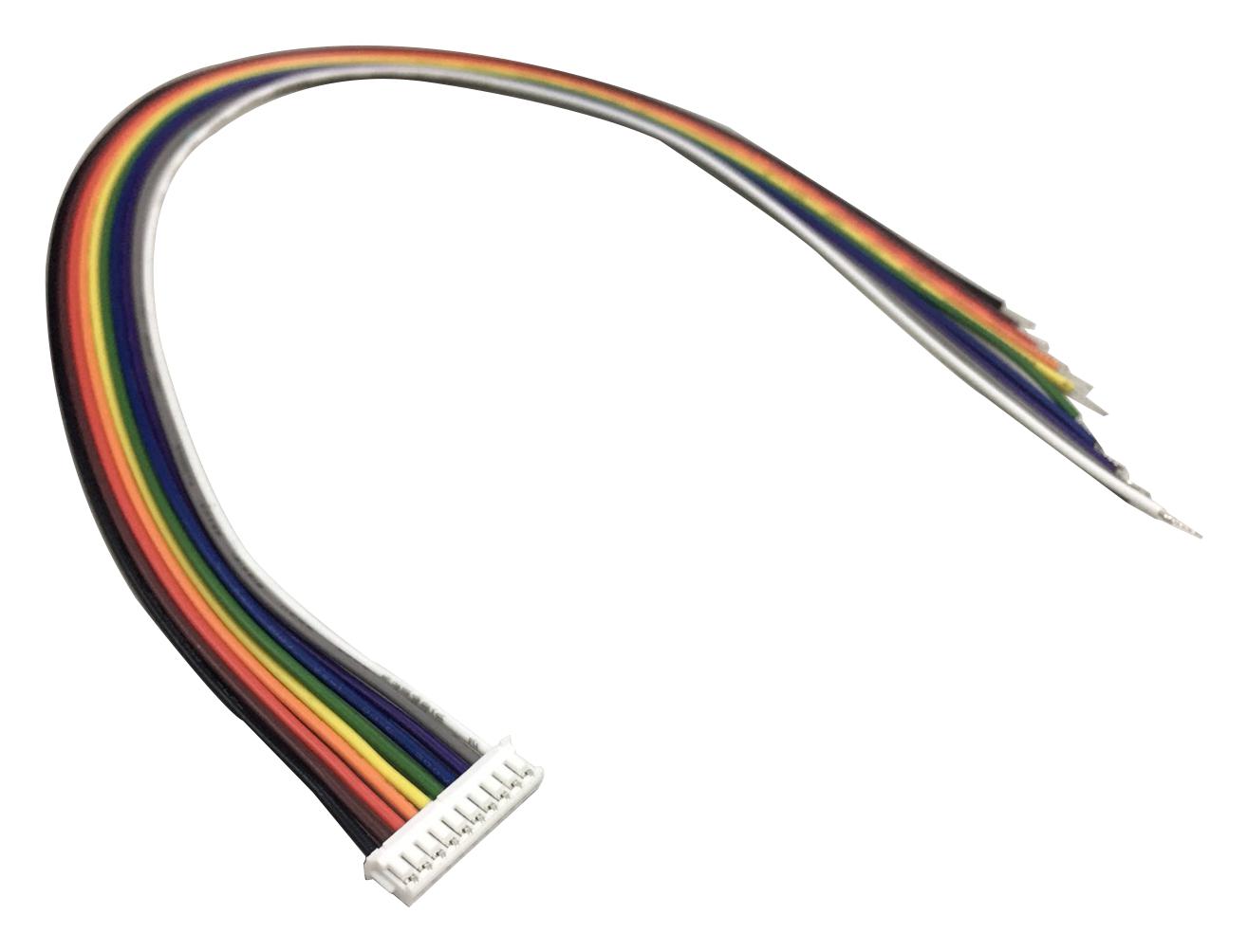 MP004796 CABLE ASSY, 10P WTB RCPT-FREE END, 300MM MULTICOMP PRO