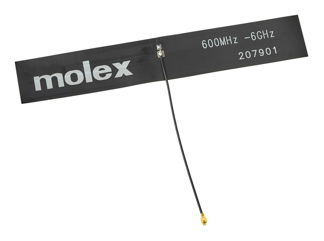 207901-0100 CELLULAR/3G ANTENNA, 3-6GHZ, 5.4DBI MOLEX