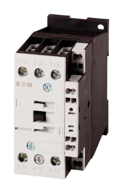 DILMC25-10(RDC24) CONTACTOR, 3-POLE+1N/O, 11KW EATON MOELLER