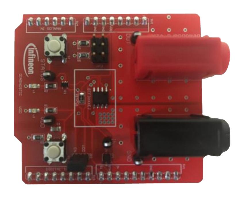 BTF3050EJDEMOBOARDTOBO1 DEMO BOARD, LOW-SIDE SWITCH, ARDUINO INFINEON