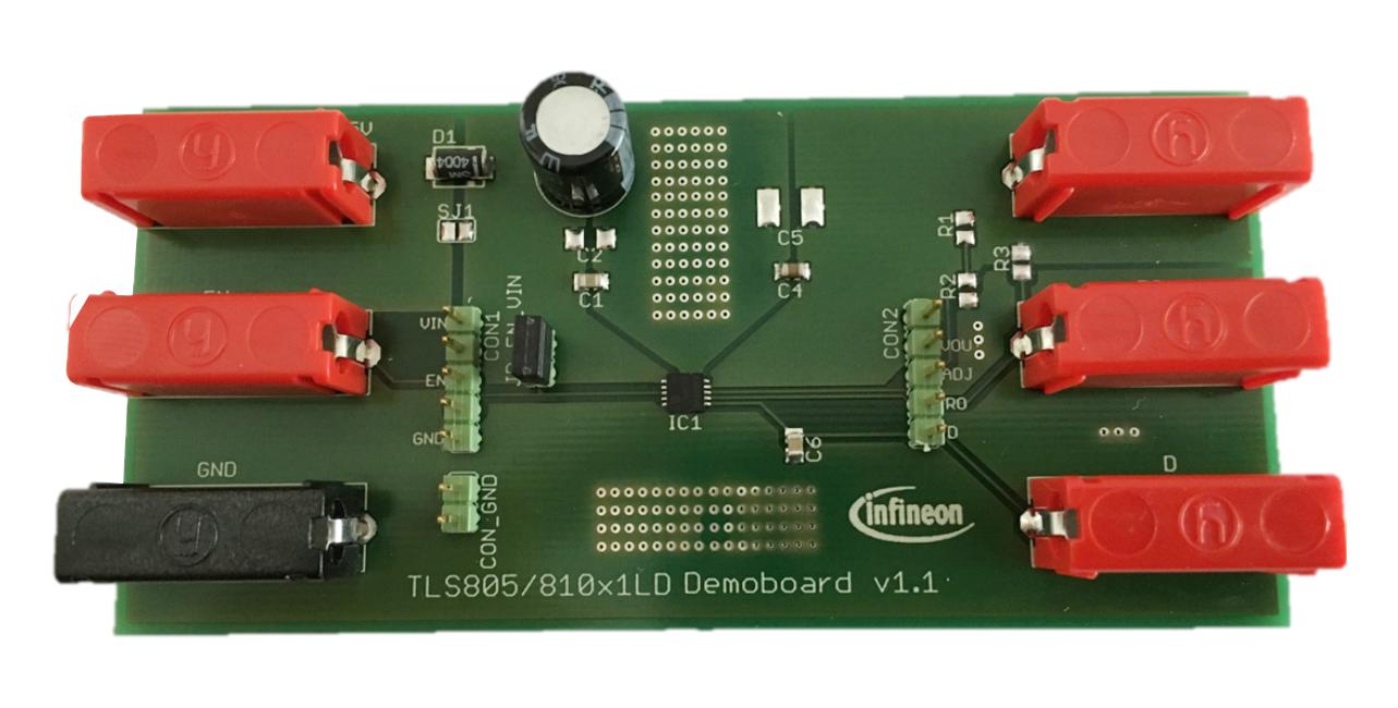 TLS805D1LDV50BOARDTOBO1 DEMO BOARD, LOW DROPOUT LINEAR REGULATOR INFINEON